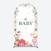 Aperturee - Oh Baby Farm Gender Reveal Party Chiara Arch Backdrop